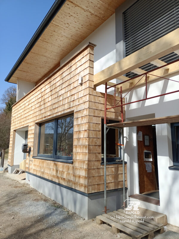 Weiss-Zedernschindeln gesägt | 40 cm lang Qualität C (Wand). – Bild 4