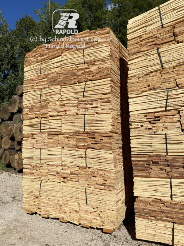 Alaska-Zedernschindeln gespalten "Landhaus-Schindeln" | 45 cm lang (Dach). – Bild 4